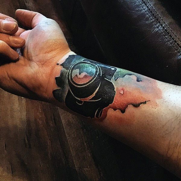 tatuaggio macchina fotografica 11