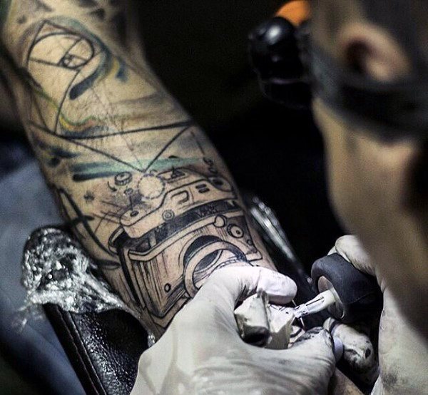 tatuaggio macchina fotografica 115