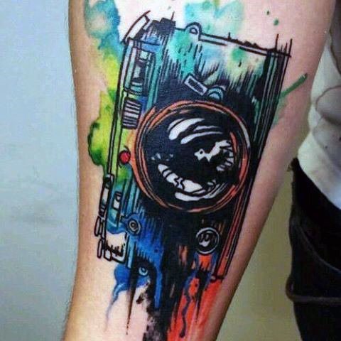 tatuaggio macchina fotografica 15