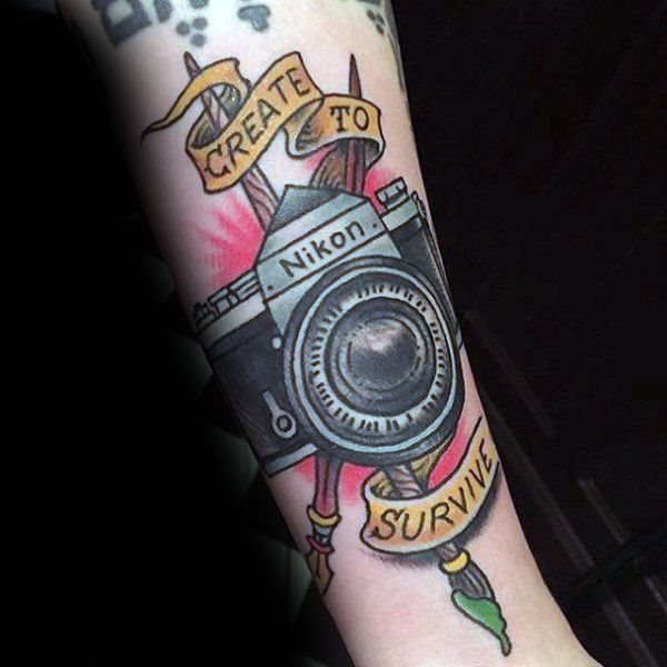 tatuaggio macchina fotografica 17