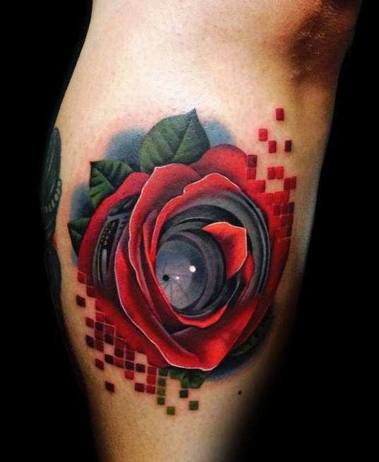 tatuaggio macchina fotografica 25