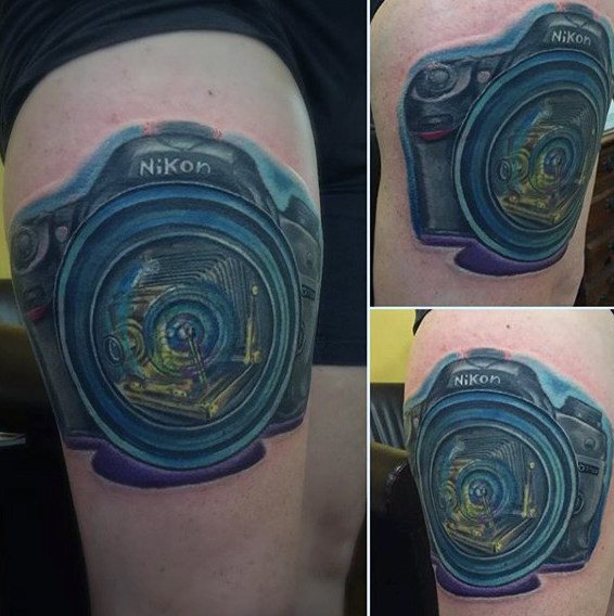 tatuaggio macchina fotografica 35