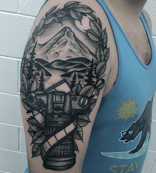 tatuaggio macchina fotografica 55