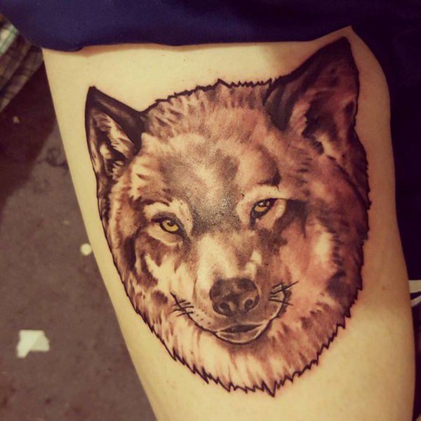 tatoeage wolf 125