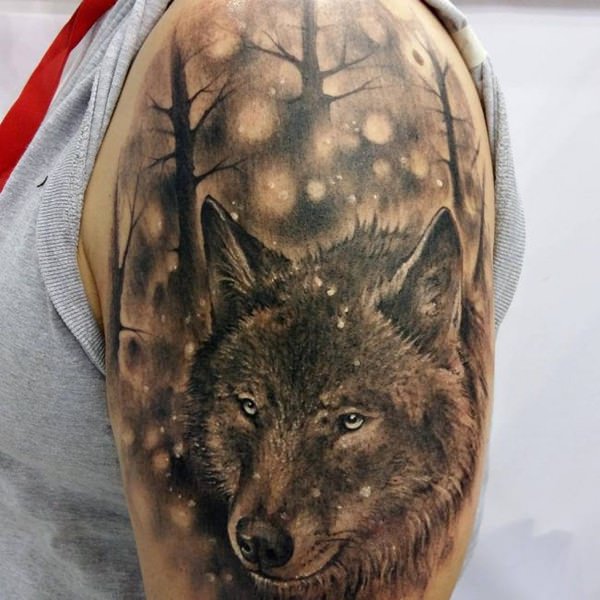 tatoeage wolf 128