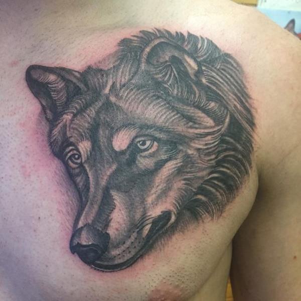 tatoeage wolf 133