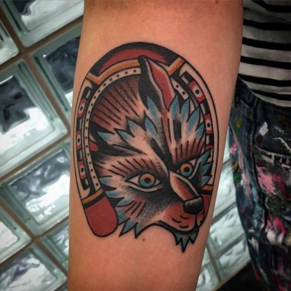 tatoeage wolf 140