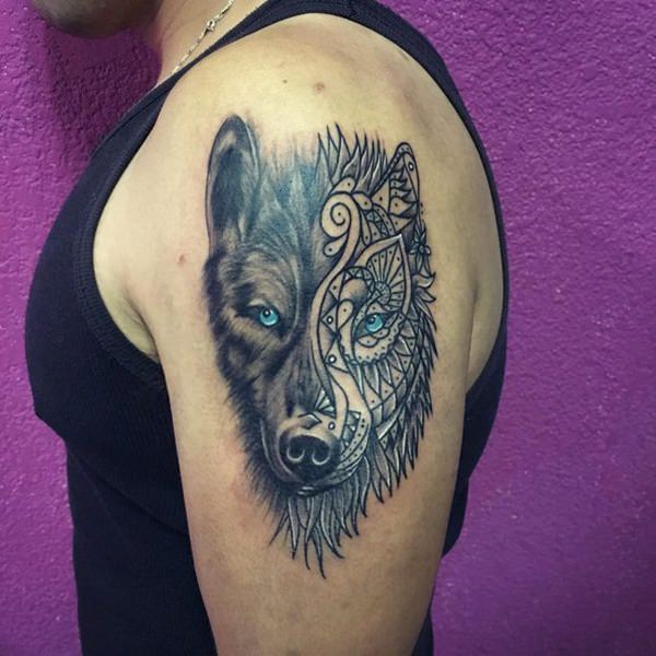 tatoeage wolf 141