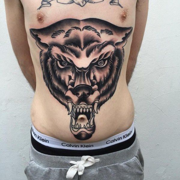 tatoeage wolf 148