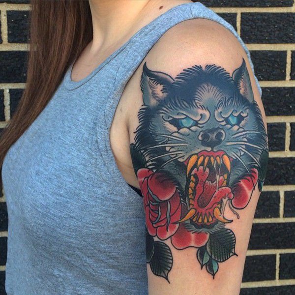 tatoeage wolf 150