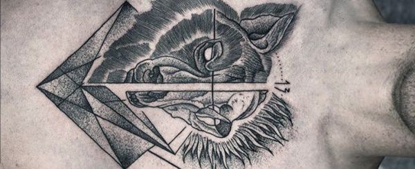 tatoeage wolf 156