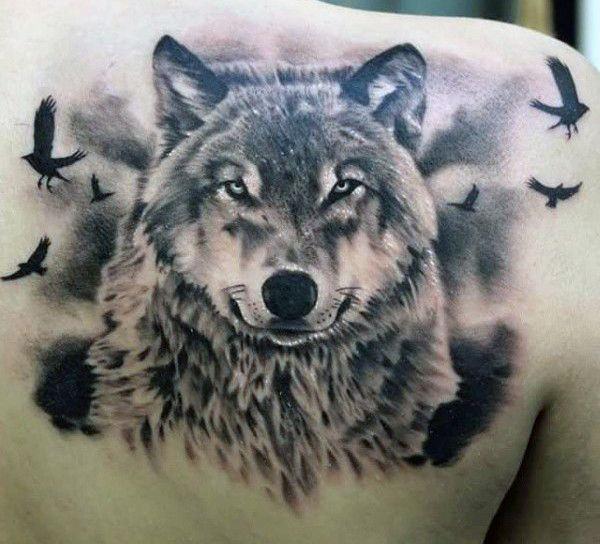 tatoeage wolf 162