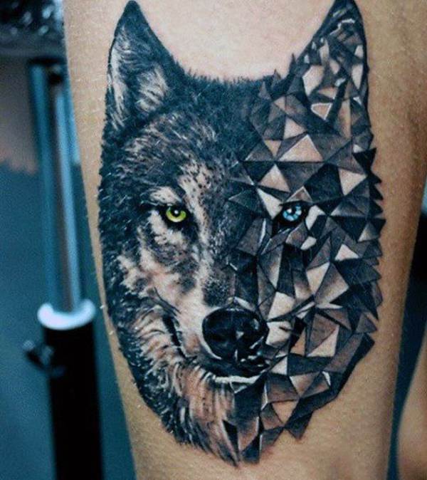 tatoeage wolf 179