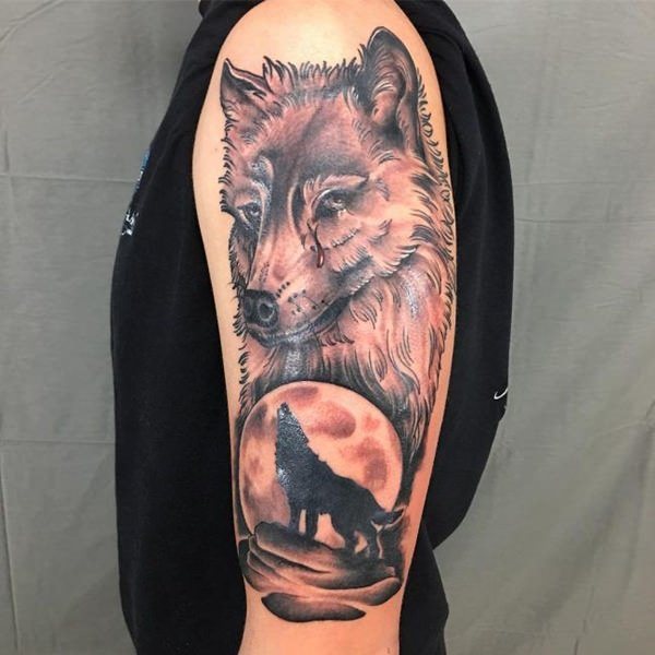 tatoeage wolf 181
