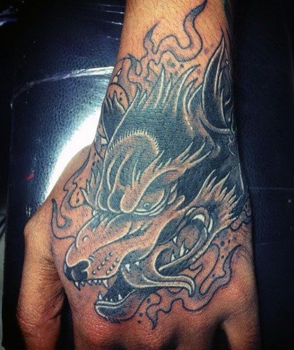 tatoeage wolf 182