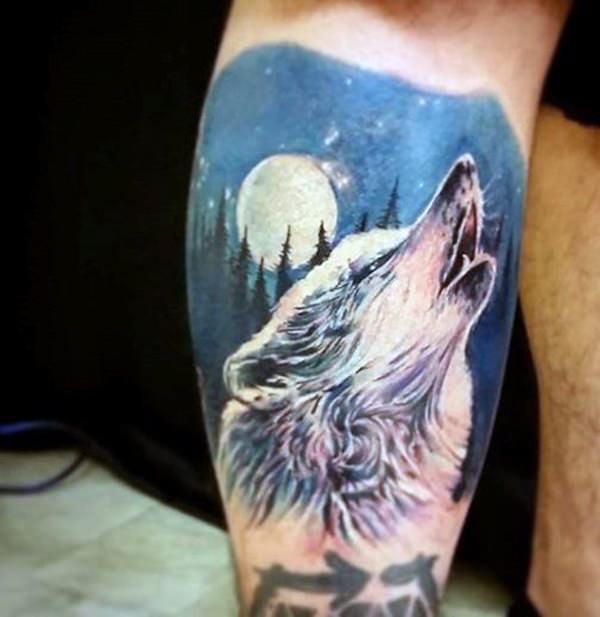 tatoeage wolf 184
