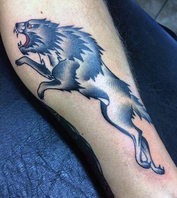 tatoeage wolf 186