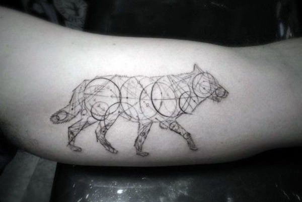tatoeage wolf 188