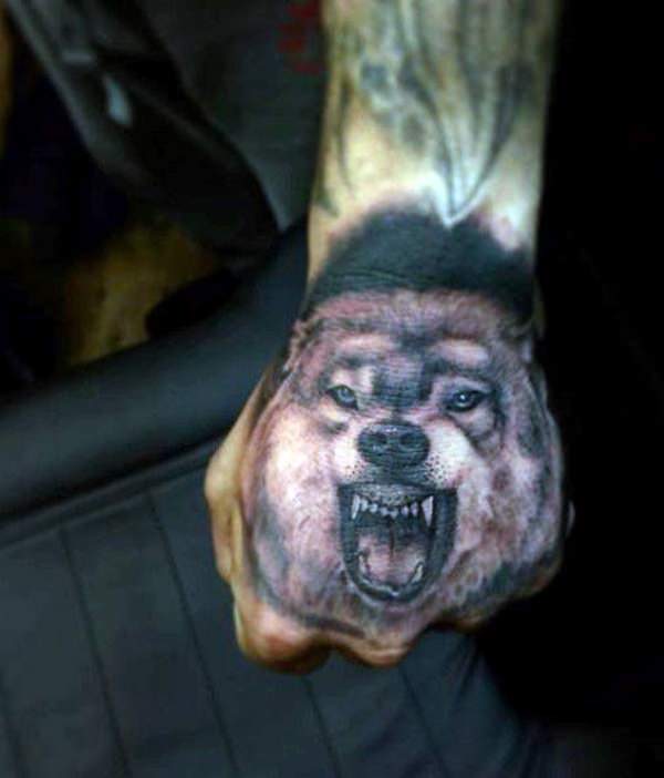 tatoeage wolf 190