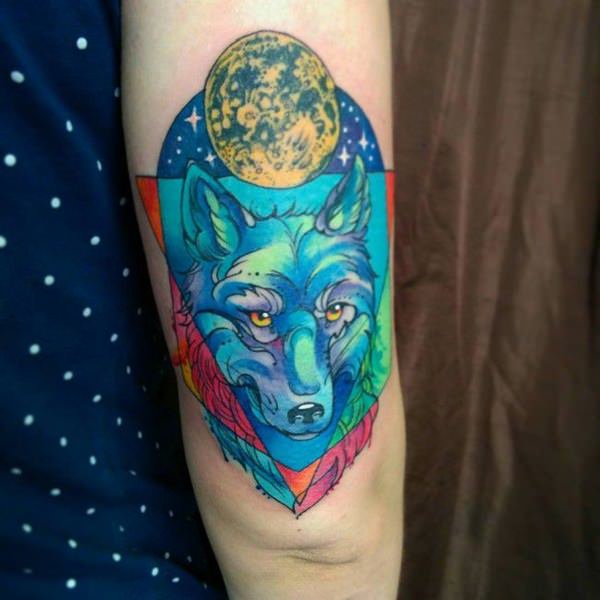 tatoeage wolf 207