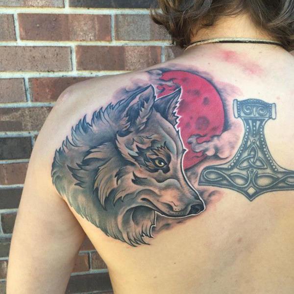 tatoeage wolf 209