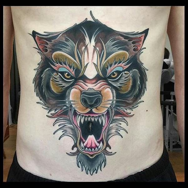 tatoeage wolf 210
