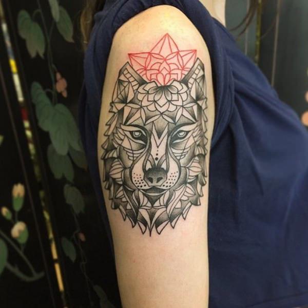 tatoeage wolf 216