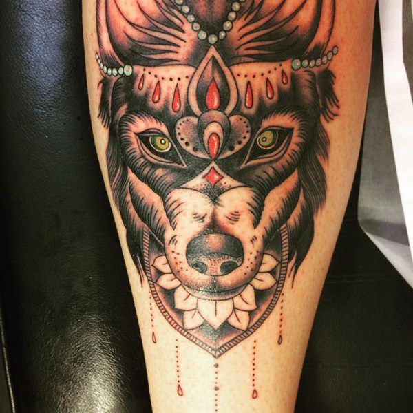 tatoeage wolf 219