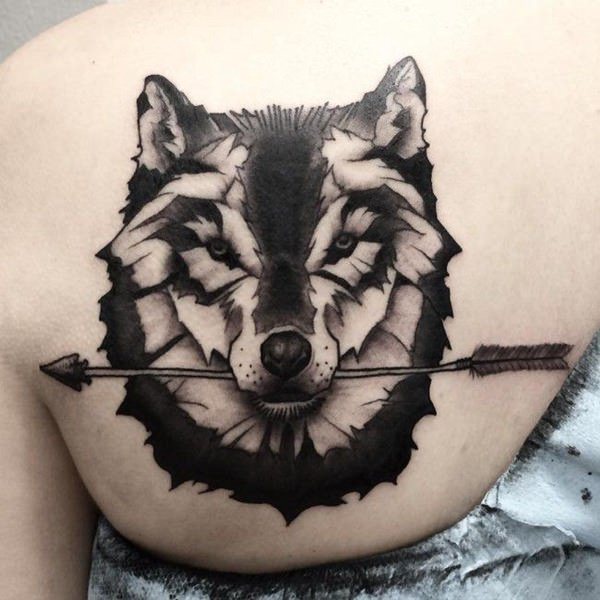 tatoeage wolf 220