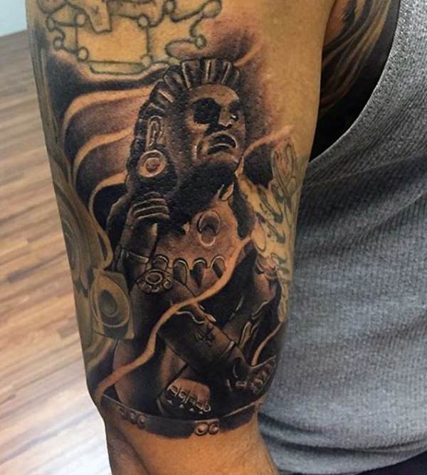 tatuaz aztecki 124