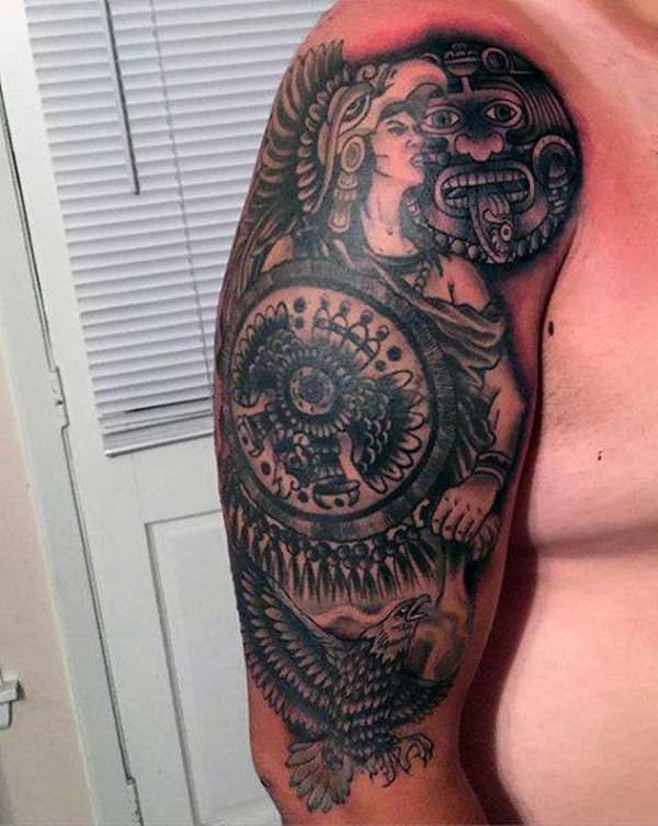 tatuaz aztecki 134