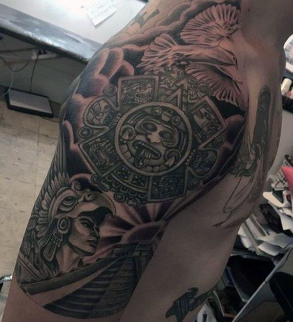 tatuaz aztecki 135