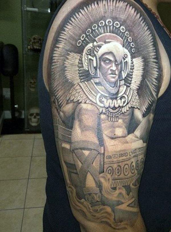 tatuaz aztecki 136