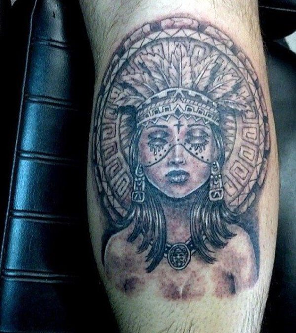 tatuaz aztecki 138