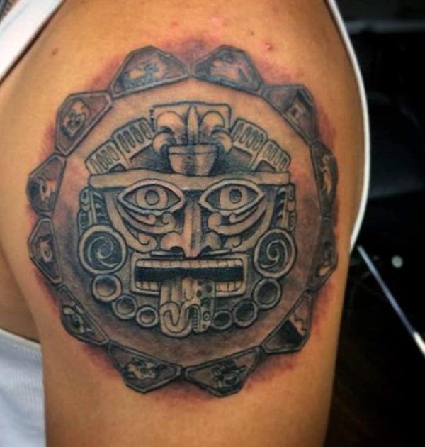 tatuaz aztecki 140