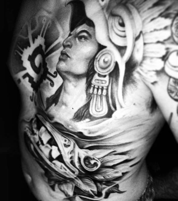 tatuaz aztecki 141
