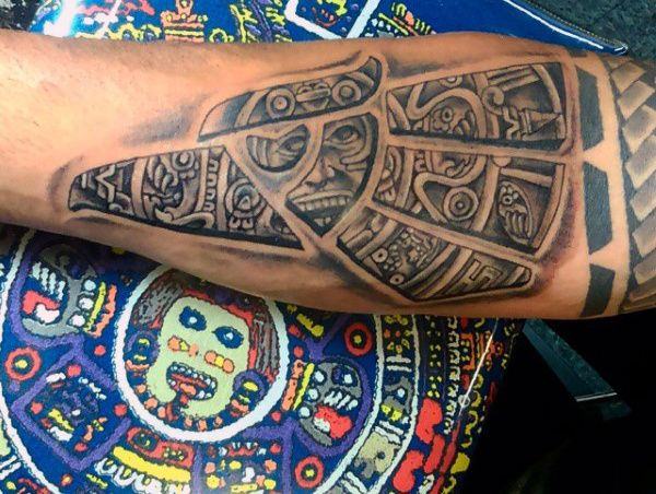 tatuaz aztecki 144