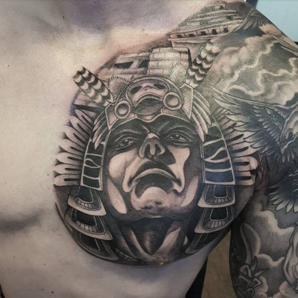 tatuaz aztecki 154