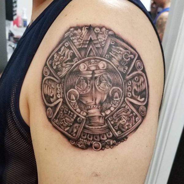 tatuaz aztecki 155