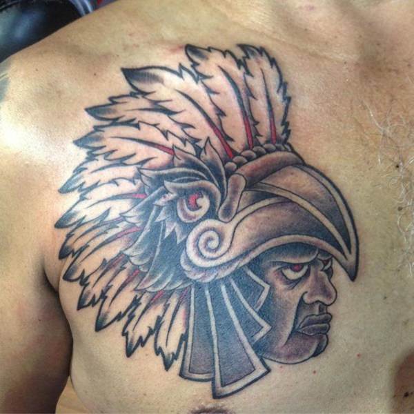 tatuaz aztecki 156