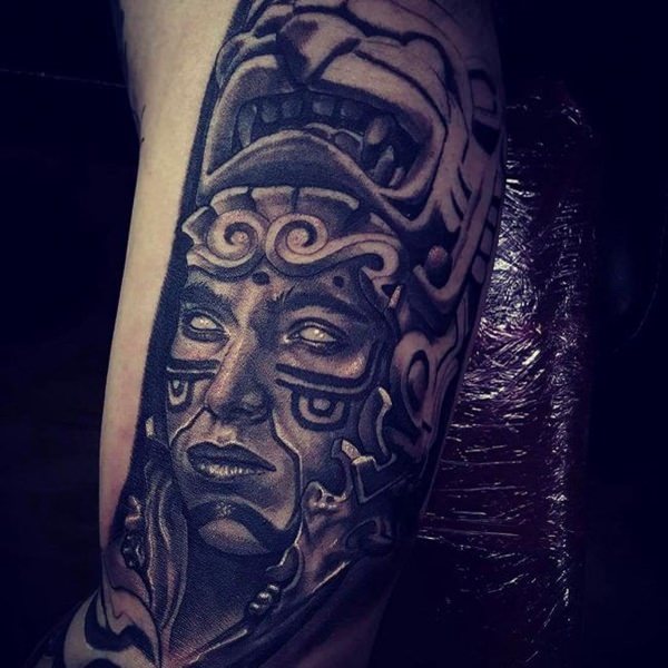 tatuaz aztecki 161