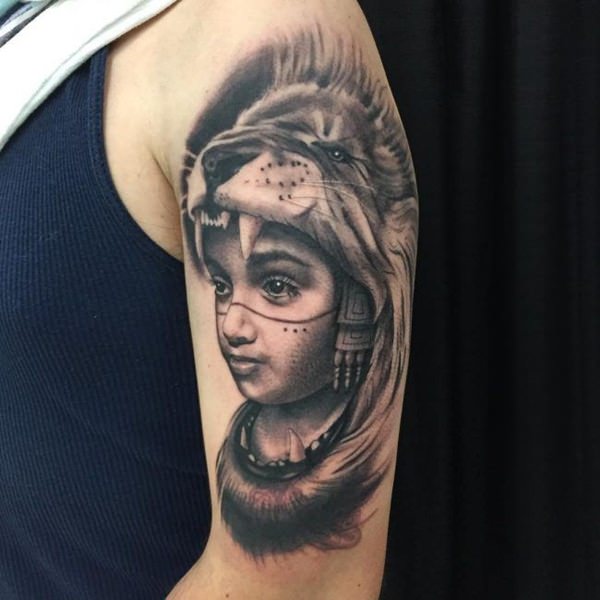 tatuaz aztecki 164
