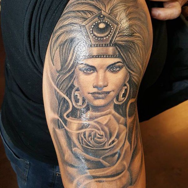 tatuaz aztecki 168