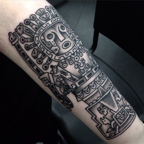 tatuaz aztecki 176