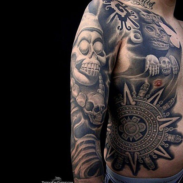 tatuaz aztecki 177
