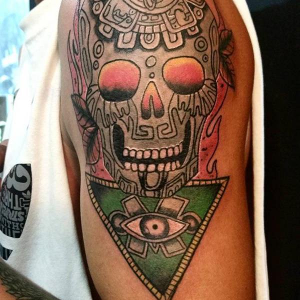 tatuaz aztecki 181
