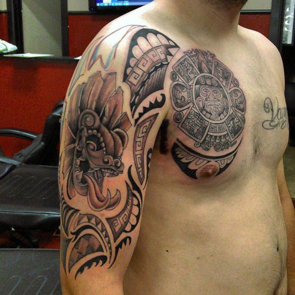 tatuaz aztecki 186