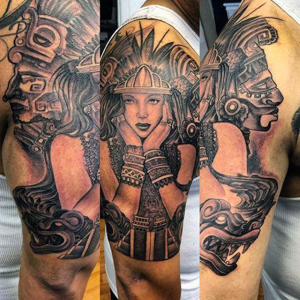 tatuaz aztecki 195