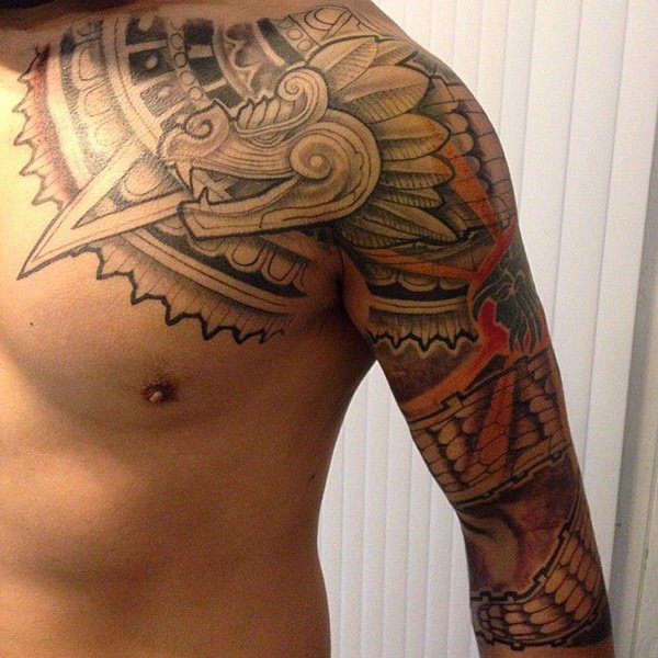 tatuaz aztecki 201