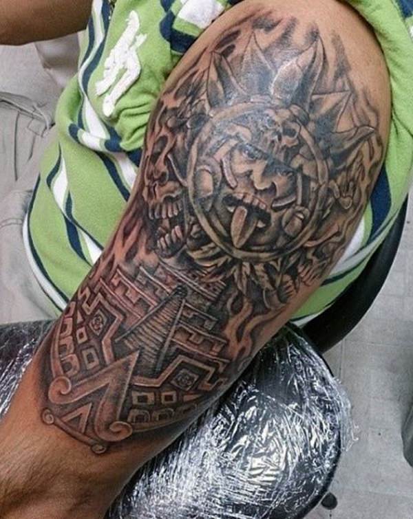 tatuaz aztecki 209